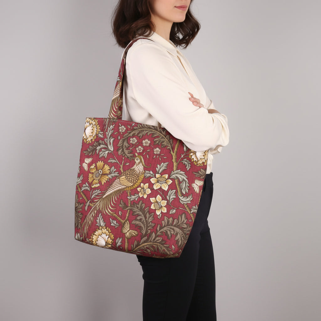 Large tote bag carried over the shoulder