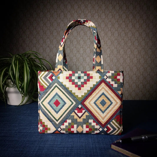 Mini Tote Bag - Ganado Design