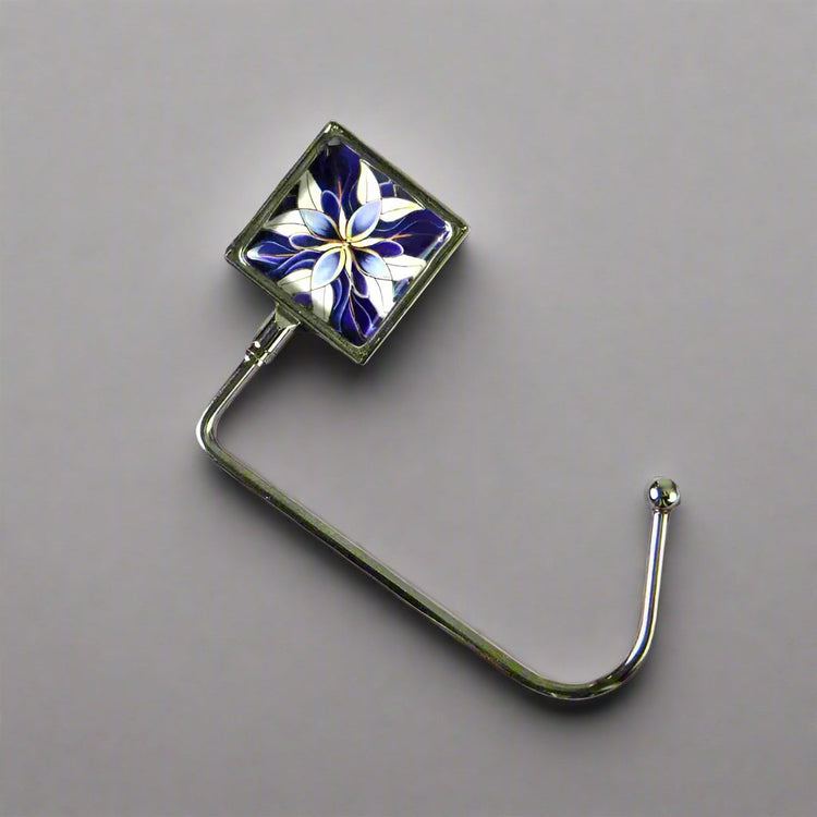 Portable hooks for hanging your handbag or accessory on restaurant and bar tables