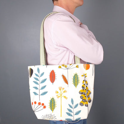 Large tote bag carried over the shoulder