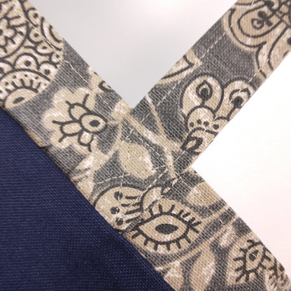 Mini Tote Bag - Elephants on Grey