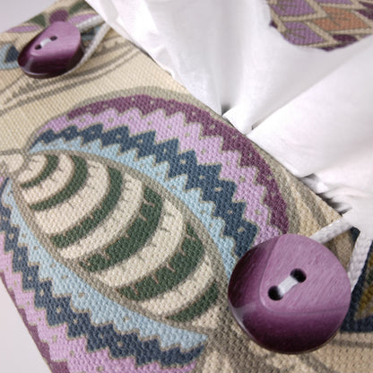 Cube Fabric Tissue Box Cover - Floral Tapestry Print