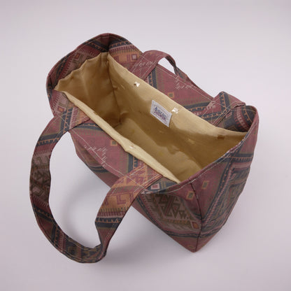 Mini Tote Bag - Red Kilim
