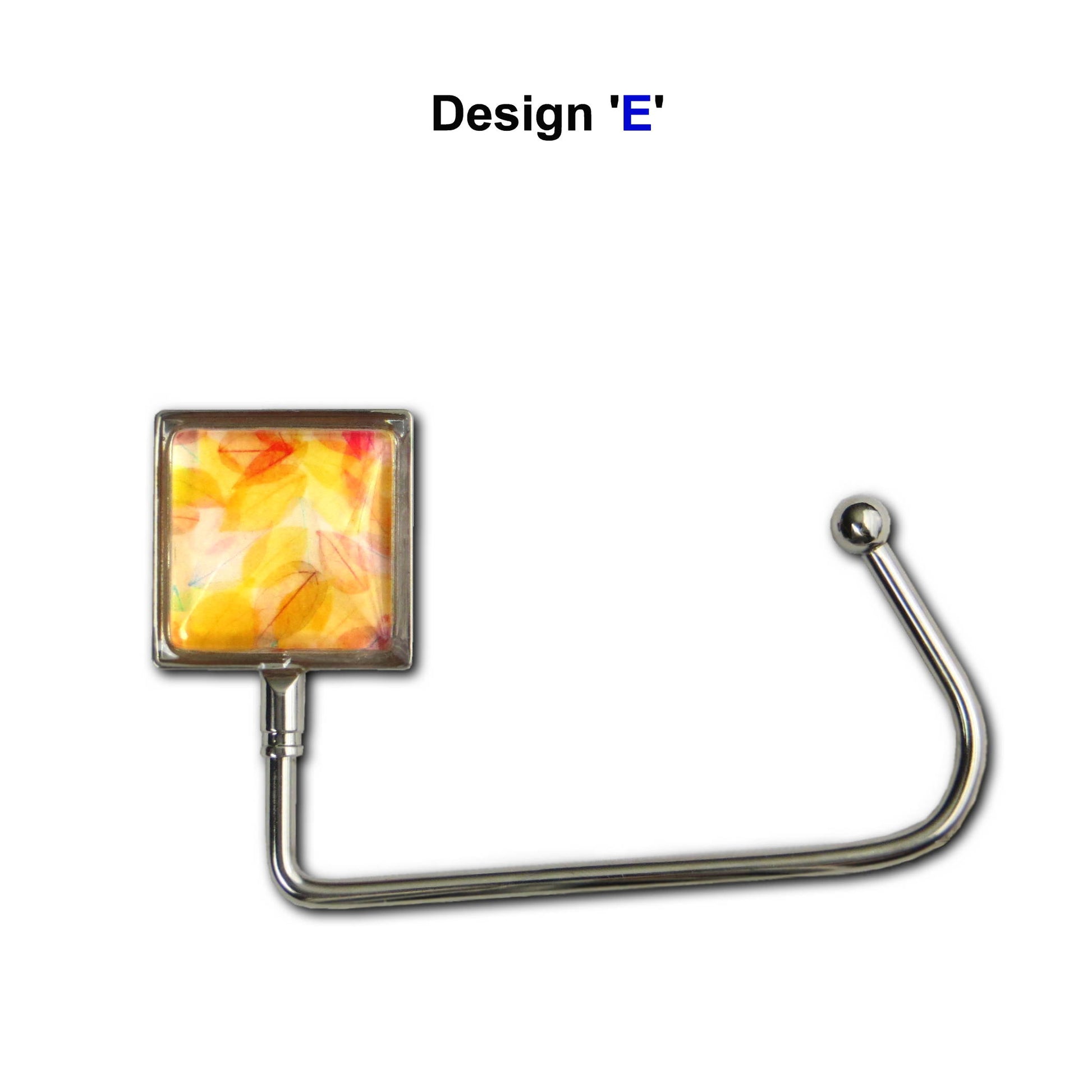 Handbag hook for hanging accessories on tables, ledges, and shelves