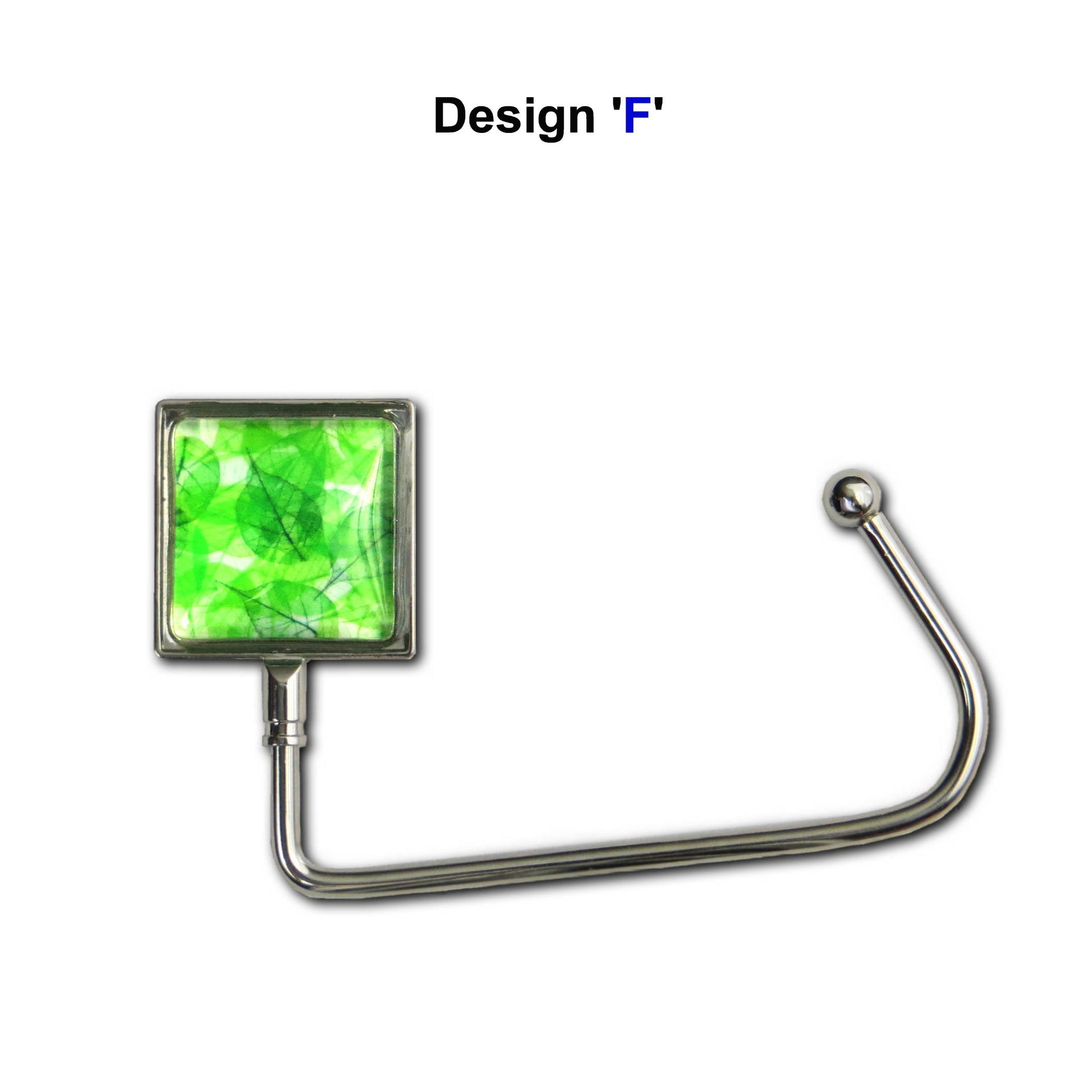 Handbag hook for hanging accessories on tables, ledges, and shelves