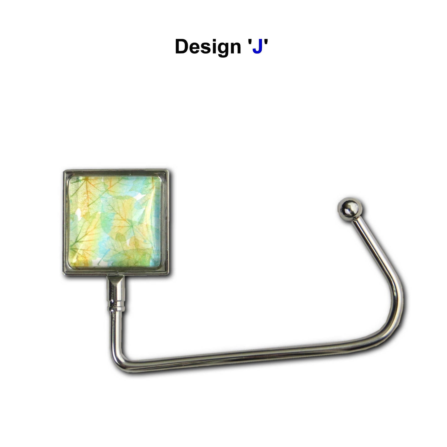 Handbag hook for hanging accessories on tables, ledges, and shelves