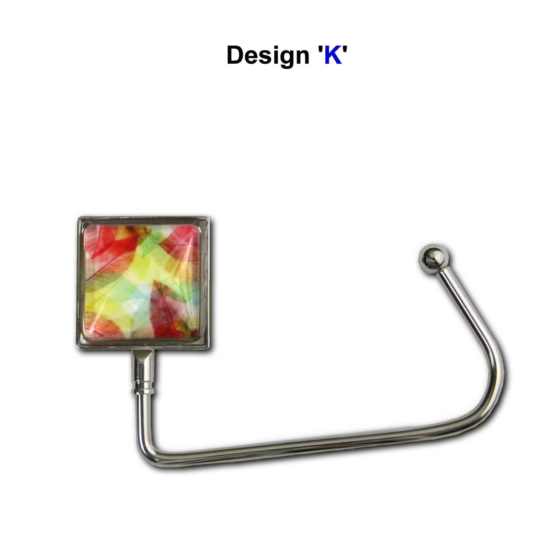 Handbag hook for hanging accessories on tables, ledges, and shelves