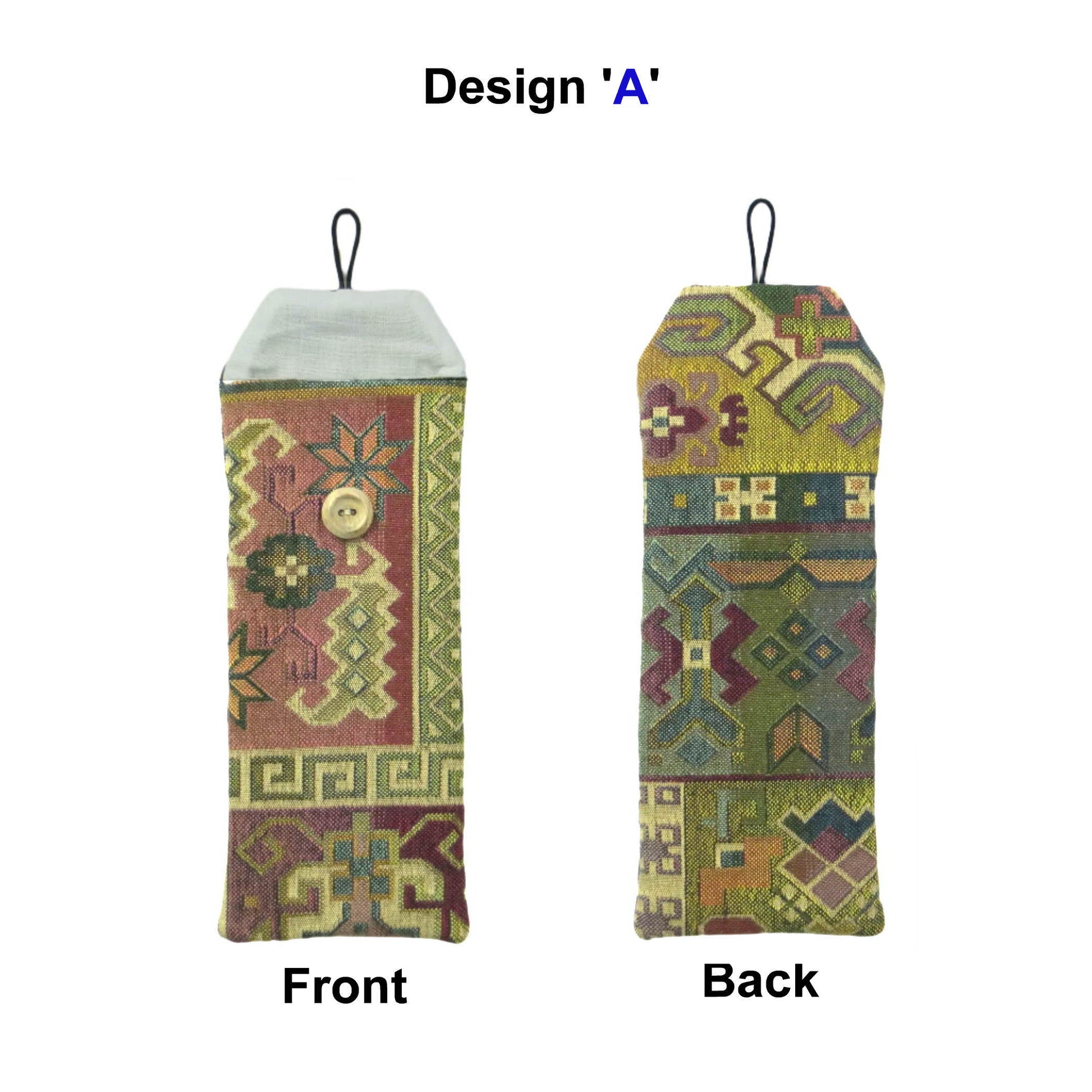 Soft padded eyeglass pouch