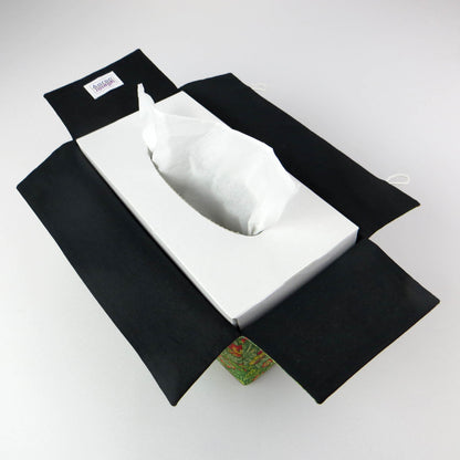Interior view of rectangle tissue box cover