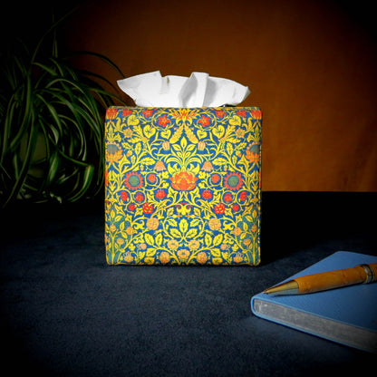 Cube Fabric Tissue Box Cover - Wild Garden Design
